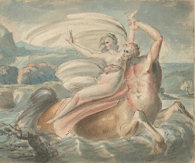 Porwanie Deianira, 1770-80. autorstwa William Hamilton