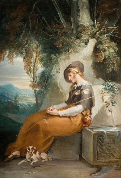 Pielgrzym, 1770-1800. autorstwa William Hamilton
