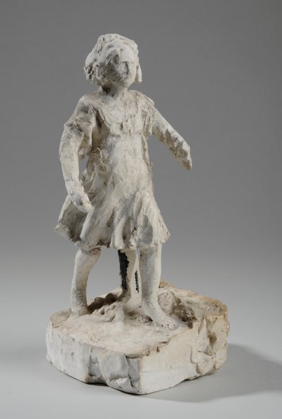 Makieta do figurki biegnącej dziewczyny (gips) (patrz także 440337) autorstwa William Hamo Thornycroft