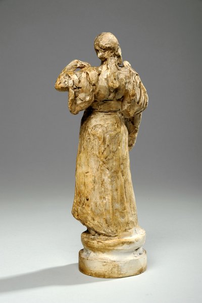Makieta do figury sprawiedliwości (gips) autorstwa William Hamo Thornycroft