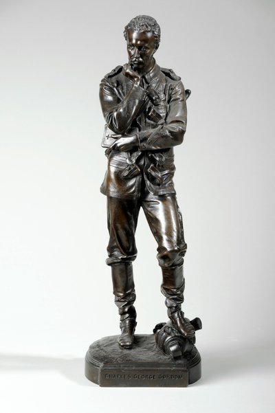 Statuetka generała Charlesa Gordona autorstwa William Hamo Thornycroft