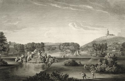 West Wycombe Park, ryty przez Williama Woolletta (1735-85) autorstwa William Hannan