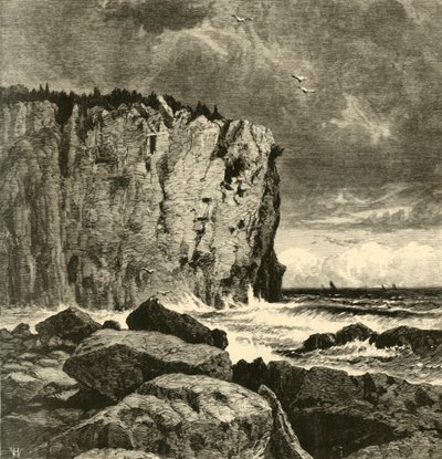 „Cliff w pobliżu Beaver Bay”, 1872. autorstwa William Hart