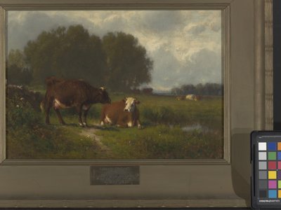 Krajobraz (olej na płótnie) autorstwa William Hart