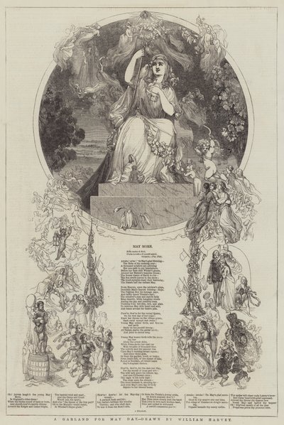 Girlanda na majowy dzień autorstwa William Harvey