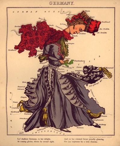 Geograficzna zabawa - czyli humorystyczne zarysy różnych krajów, ze wstępem i wierszami opisowymi LOC 84675540-14 autorstwa William Harvey