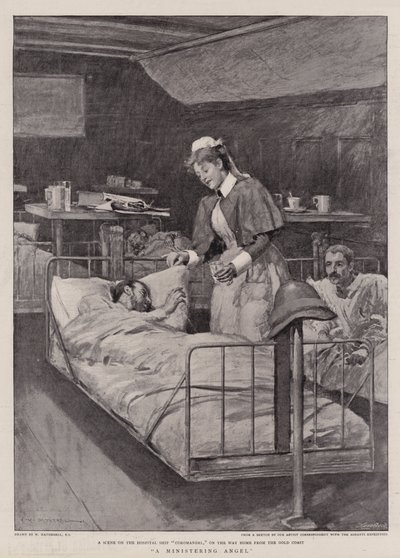 Anioł usługujący autorstwa William Hatherell
