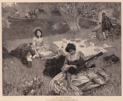 Piknik nad rzeką autorstwa William Hatherell