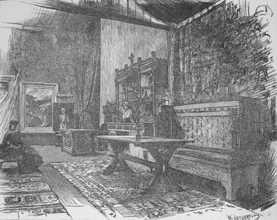 Studio pochodzenia, 1890 autorstwa William Hatherell