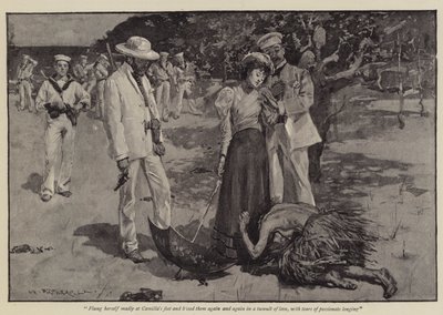 Ilustracja do Triumfu cywilizacji, Grant Allen autorstwa William Hatherell