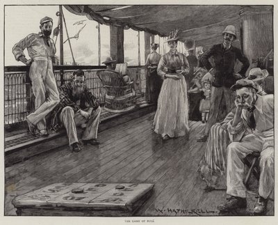 Życie na morzu na australijskim liniowcu autorstwa William Hatherell
