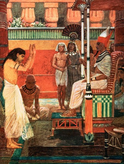 Faraon opowiada swój sen autorstwa William Hatherell