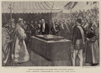 Wizyta prezydenta Francji u cara autorstwa William Hatherell