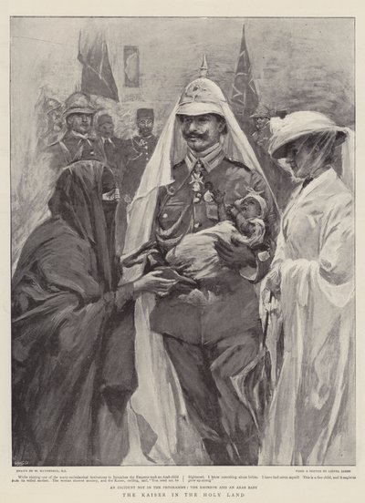 Kaiser w Ziemi Świętej autorstwa William Hatherell