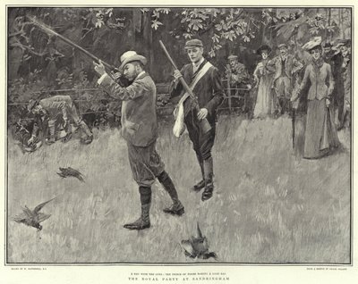 Impreza królewska w Sandringham autorstwa William Hatherell