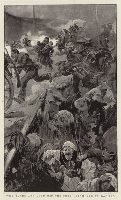 Turcy są na nas! grecki Stampede do Larissa autorstwa William Hatherell