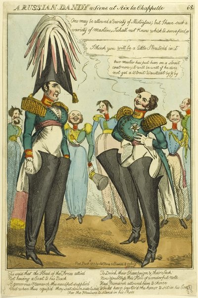 Rosyjski dandys autorstwa William Heath