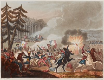 Bitwa pod Barrosą 5 marca 1811 roku, rycina J.C. Stadlera, wydana w 1818 roku (akwatinta) autorstwa William Heath
