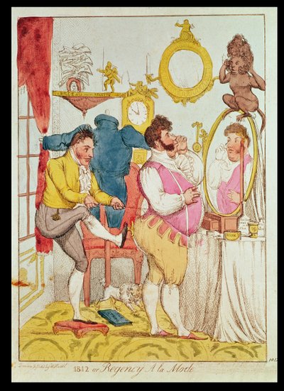 Regency a la Mode, kreskówki autorstwa William Heath