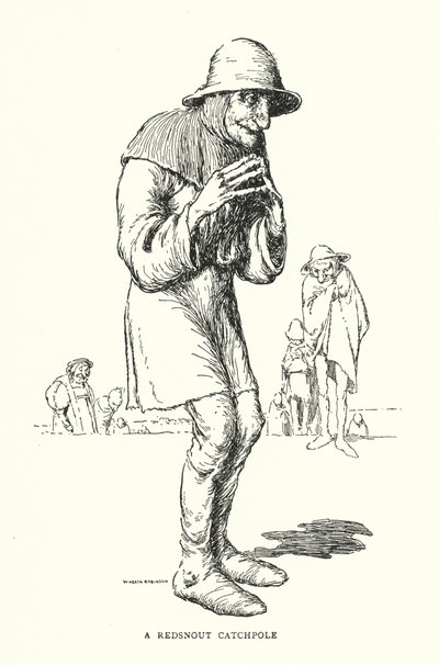 Catchpole Redsoutout (lito) autorstwa William Heath Robinson