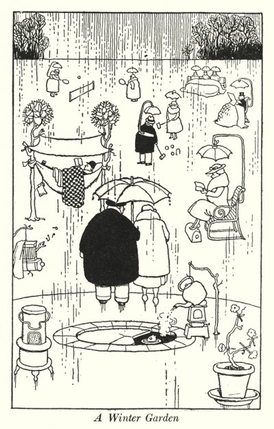 Ogród zimowy (lito) autorstwa William Heath Robinson