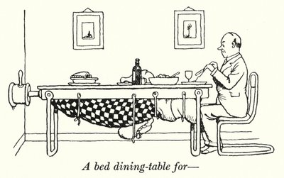 Łóżko jadalne dla (litho) autorstwa William Heath Robinson