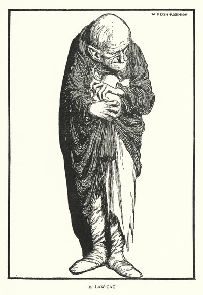 Kot prawa (lito) autorstwa William Heath Robinson
