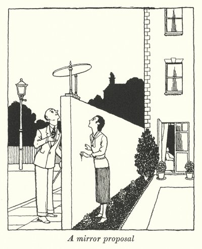 Propozycja lustra (lito) autorstwa William Heath Robinson