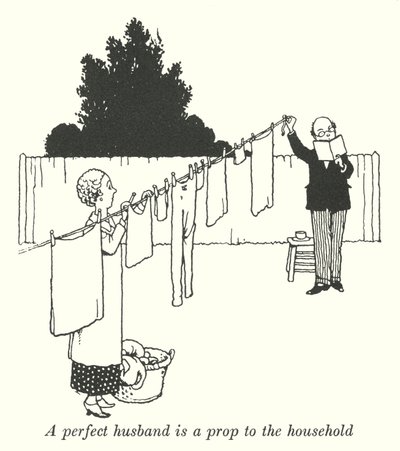 Idealny mąż to rekwizyt domu (litos) autorstwa William Heath Robinson