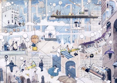Życie powietrzne autorstwa William Heath Robinson