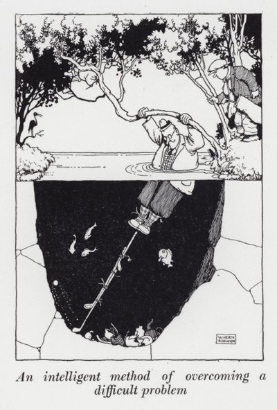 Inteligentna metoda na pokonanie trudnego problemu (lito) autorstwa William Heath Robinson