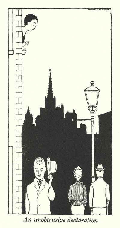 Nienachalna deklaracja (lito) autorstwa William Heath Robinson