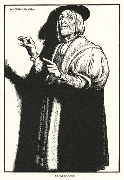Gęś Uzda (lito) autorstwa William Heath Robinson