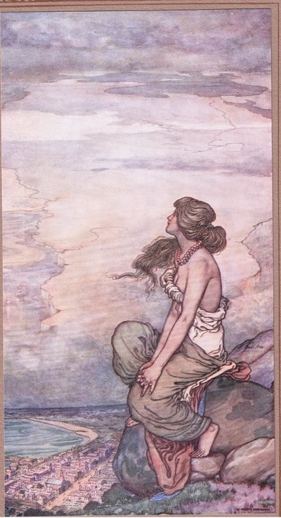 Kapsztad. Grad! Porwany i wymieniany na rufie z ręki do ręki autorstwa William Heath Robinson
