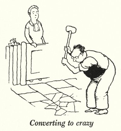 Konwersja do szaleństwa (lito) autorstwa William Heath Robinson
