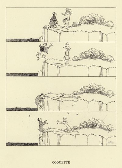 Kokietka autorstwa William Heath Robinson