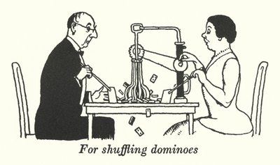 Do tasowania domino (lito) autorstwa William Heath Robinson