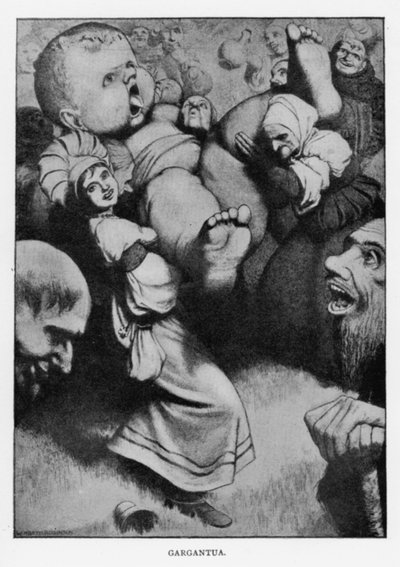 Gargantua (członkowie) autorstwa William Heath Robinson