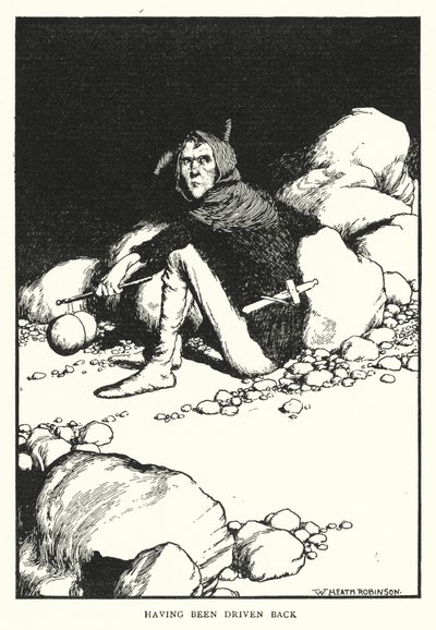Został odepchnięty (lito) autorstwa William Heath Robinson