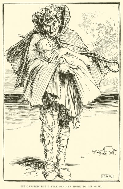 Zaniósł Małą Perditę do domu swojej żonie autorstwa William Heath Robinson