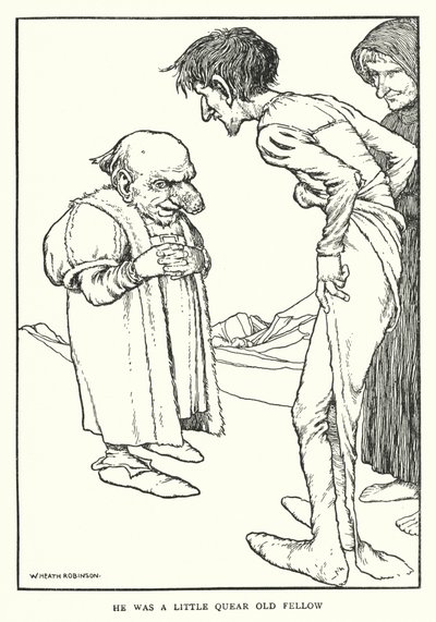 Był trochę dziwnym staruszkiem (lito) autorstwa William Heath Robinson