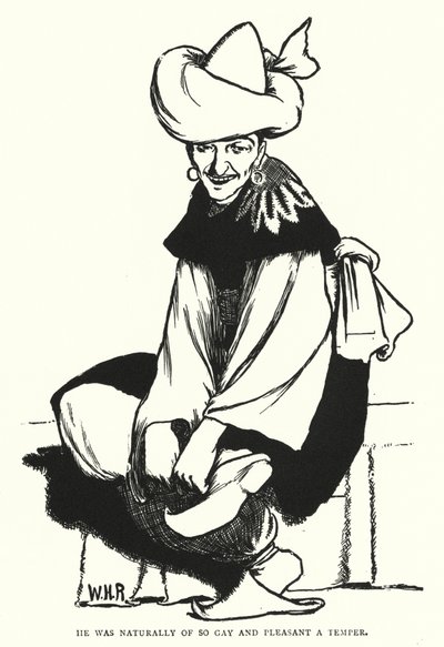 Był z natury tak wesoły i miły w usposobieniu (grawerowanie) autorstwa William Heath Robinson