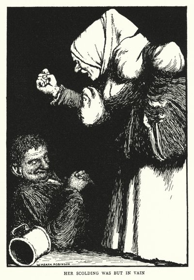 Jej skarcenie było na próżno (litos) autorstwa William Heath Robinson