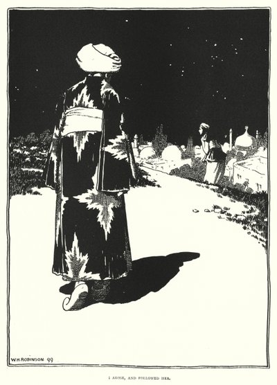 Powstałem i poszedłem za nią (rycina) autorstwa William Heath Robinson
