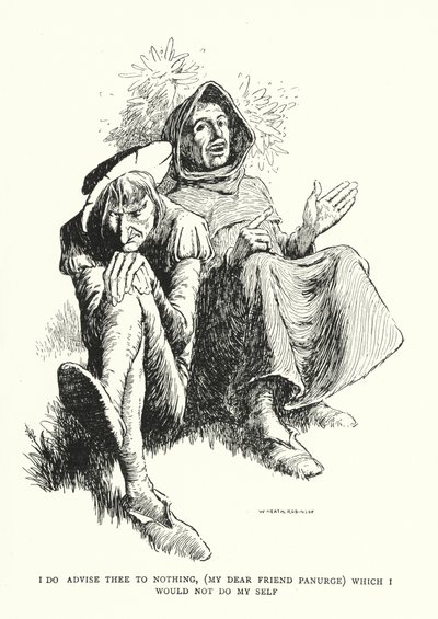 nic ci nie radzę, autorstwa William Heath Robinson
