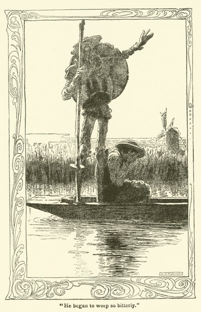 Ilustracja do Don Kichota (lito) autorstwa William Heath Robinson