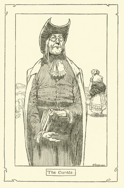 Ilustracja do Don Kichota (lito) autorstwa William Heath Robinson
