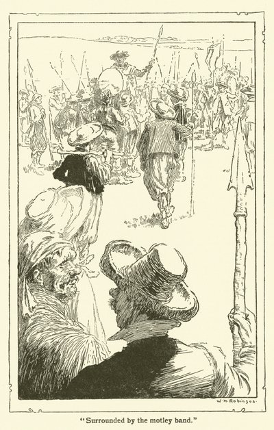 Ilustracja do Don Kichota (lito) autorstwa William Heath Robinson