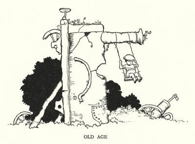 Ilustracja do Ribaldry na kolei autorstwa W Heatha Robinsona (lito) autorstwa William Heath Robinson