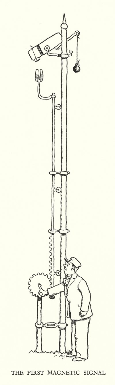 Ilustracja do Ribaldry na kolei autorstwa W Heatha Robinsona (lito) autorstwa William Heath Robinson